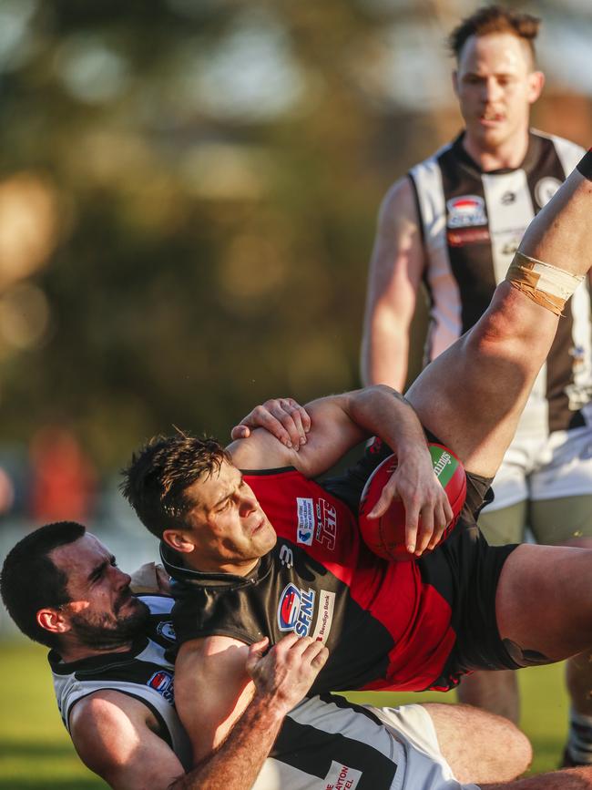 Cooper Ferries with the ball for Black Rock.