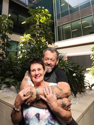 Arthur Mathews with his wife Maureen, at the new RAH. Picture: Dylan Coker