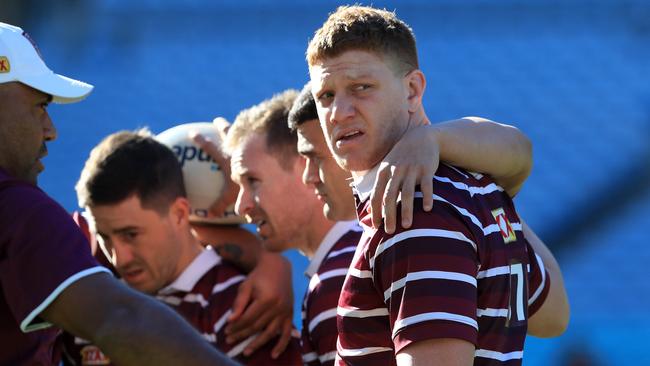 Dylan Napa has been called into the Maroons squad. Picture: Adam Head