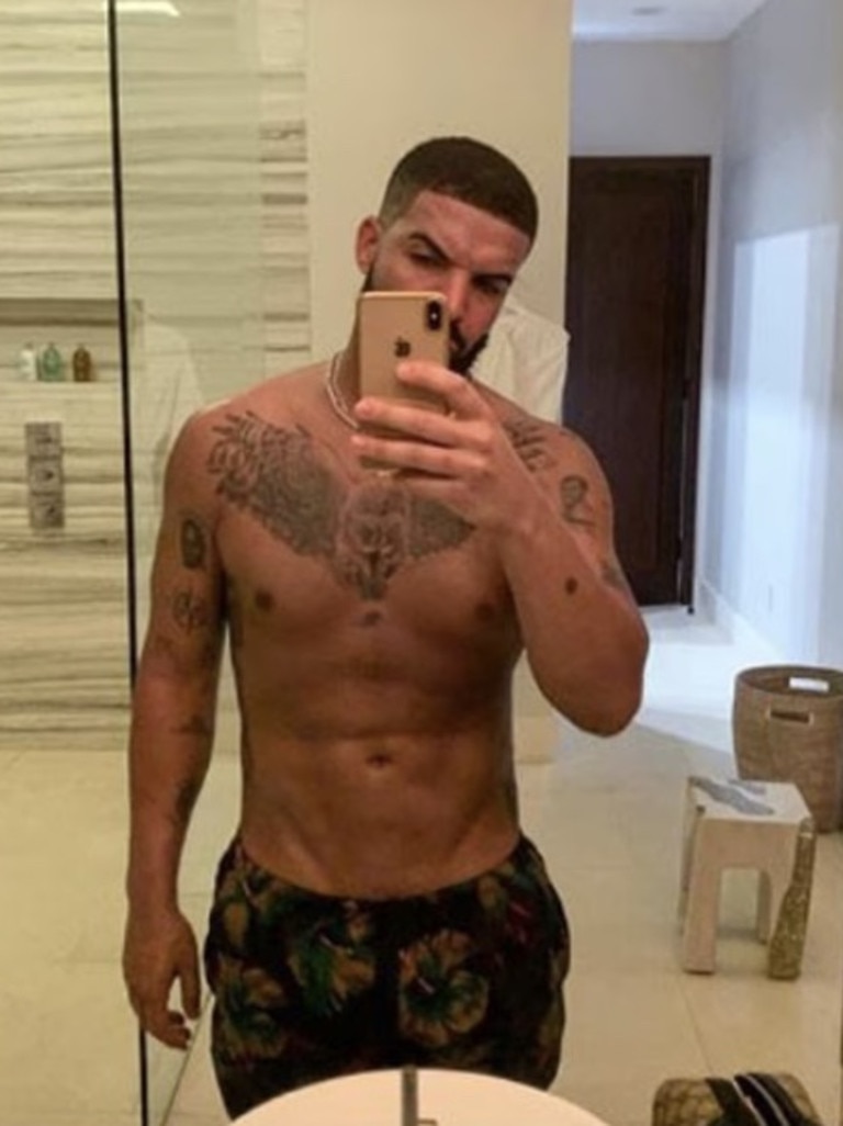 Drake has appeared to laugh off an alleged nude video leak. Picture: Instagram