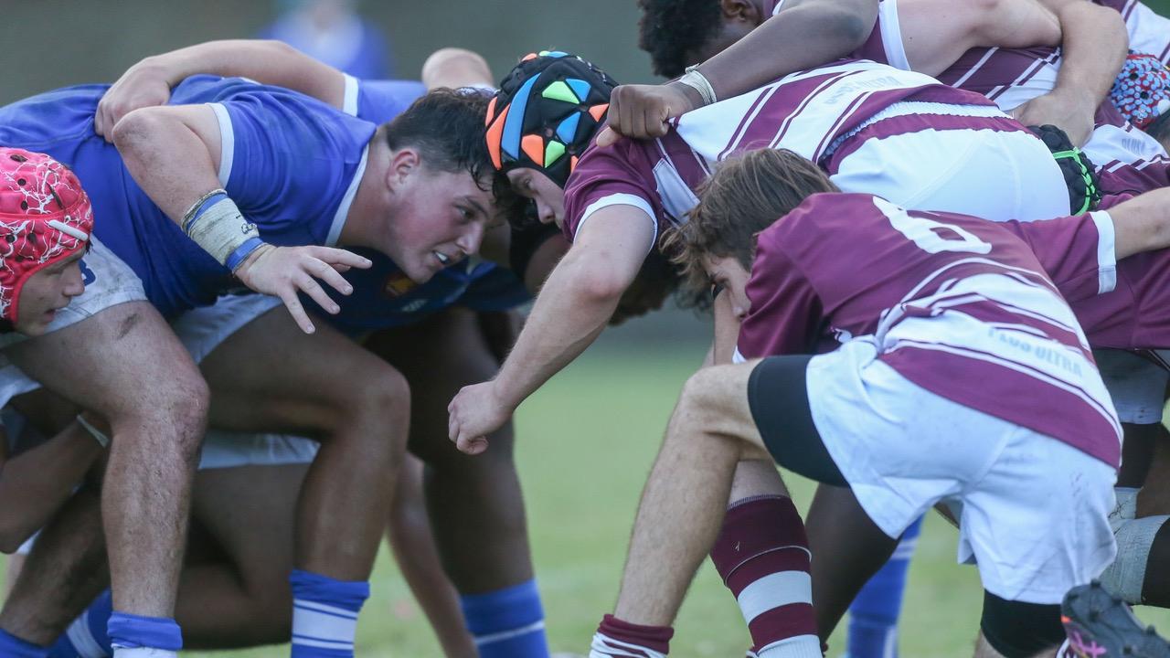 Scrum time - AIC Rugby Union St Peters against St Edmund’s