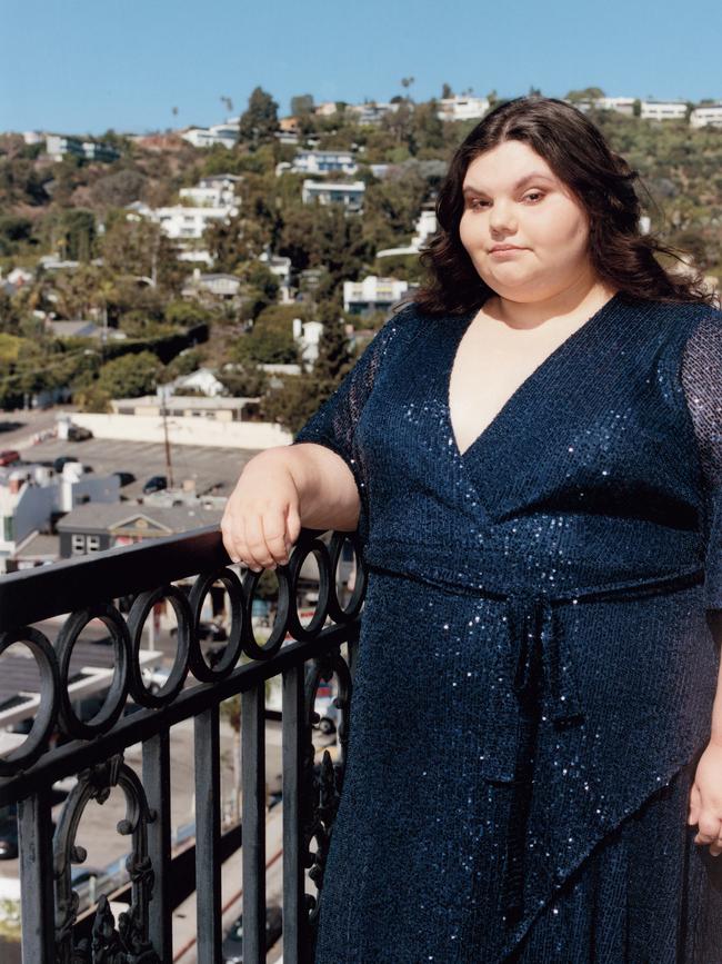 Kartanya Maynard wears a vintage dress. Picture: Rob Tennent