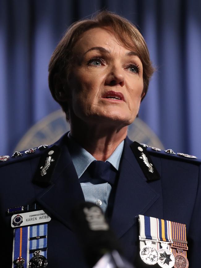 NSW Police Commissioner Karen Webb.