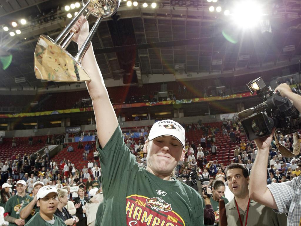 Seattle Storm holds a rich history with Australian players and could potentially come to Australia for a WNBL pre-season game. Picture: Otto Greule Jr/Getty Images.