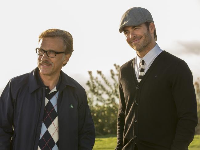 Christoph Waltz and Chris Pine in Horrible Bosses 2. Picture: Supplied