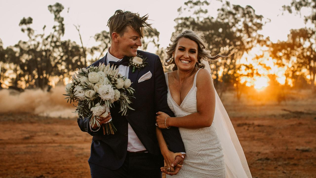 Eliza Keeley Mitchell Sargood On Hilarious Stubbie Wedding Proposal