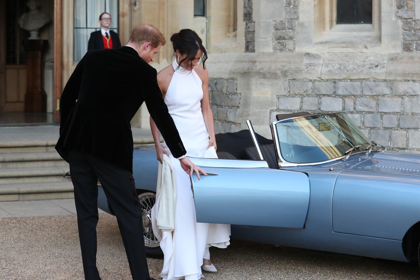 Meghan Markle wore her signature hairstyle to the royal wedding