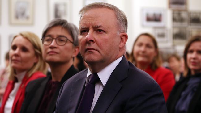 Anthony Albanese might’ve prevailed in the race to be Labor leader, but he now faces an enormous task of bringing together warring factions. Picture: Kym Smith