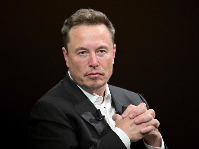 (FILES) SpaceX, X (formerly known as Twitter, and electric car maker Tesla CEO Elon Musk looks on as he speaks during his visit at the Vivatech technology startups and innovation fair at the Porte de Versailles exhibition center in Paris, on June 16, 2023. Billionaire Elon Musk on ctober 28, 2023 said that his Starlink satellite service would support internet access for "internationally recognised aid organisations in Gaza," which have faced a telecommunications blackout since October 27. Starlink is a network of satellites in low Earth orbit that can provide internet to remote locations, or areas that have had normal communications infrastructure disabled. (Photo by Alain JOCARD / AFP)