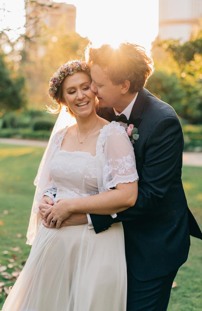 Jane Armitstead and Liam Butterworth on their wedding day. Photos: Figtree Pictures