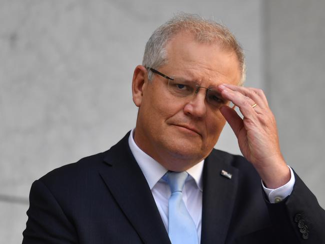 Prime Minister Scott Morrison has discussed the future of the World Health Organisation with Bill Gates. Picture: AAP