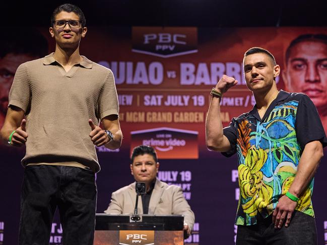 Fundora and Tszyu rematch on July 20. Picture: Premier Boxing Champions