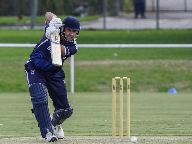 Berwick champion Matt Chasemore drives to cover. Picture: Valeriu Campan