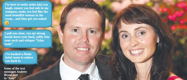 Nationals MP Andrew Broad with his wife Rachel.