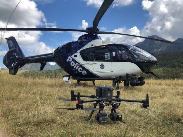 Emergency services in Queensland were called to a real search and rescue mission after a morning of practice runs. Picture: Qld Police