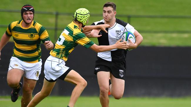 First XV schoolboy rugby match between Iona College and St Patrick's College. Saturday May 7, 2022. Picture, John Gass