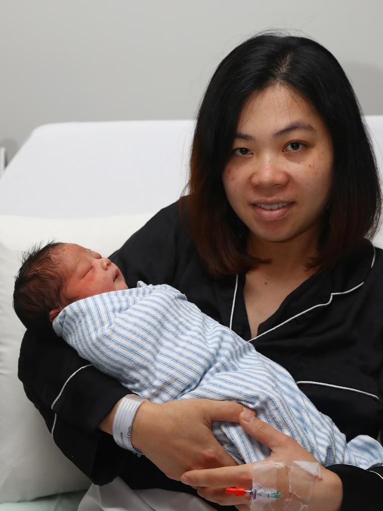 Max Ho McCawley. Born April 29, 2025. Weight: 3220g Parents Ha and Jeff from Corio. Picture: Alison Wynd