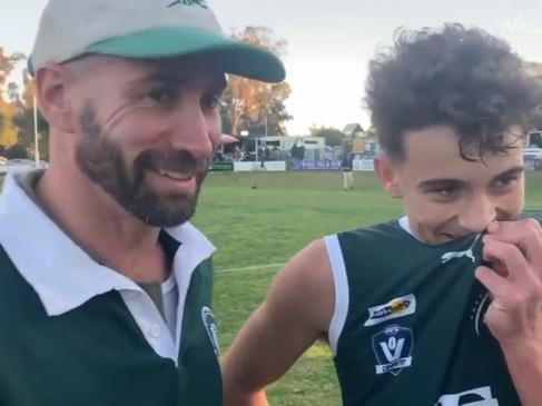 AFL father-son prospect Cody Walker debuts for Echuca