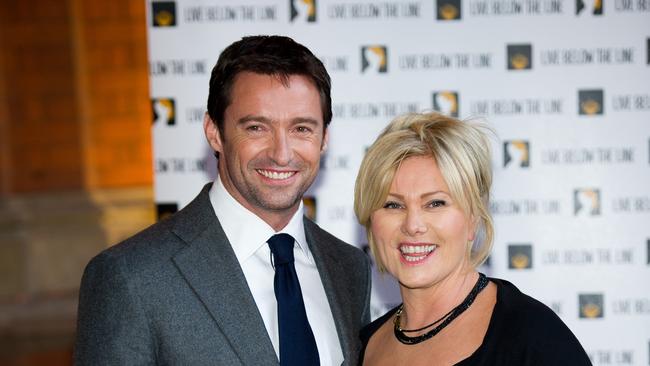 Hugh Jackman and Deborra-Lee Furness attend the 'Live Below the Line' Charity Benefit at the St Pancras Renaissance Hotel. Picture: Getty Images