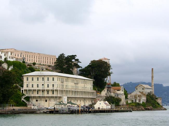 Alcatraz island from the boat. Picture: Jenny Stevens