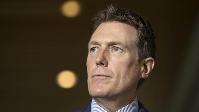 Christian Porter is among the WA politicians who touched down in Canberra yesterday. Picture: NCA NewsWire / Gary Ramage