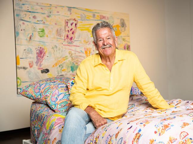 Painted by 2014 Archibald winner Lowry, she said Done’s work had been a feature of her life. “I chose to paint Ken Done for the Archibald because his art and design was woven into the fabric of my childhood. I remember my mother buying his bedspreads. They felt rich and vibrant, like bringing joy into the home. I used to draw his fish, completely absorbed in their playful shapes and colours that echoed the ocean and my home town. His frangipanis and hibiscus still sit in my memory as symbols of the changing seasons – of warmth, light, and a uniquely Australian kind of beauty.” Picture: Christian Gilles