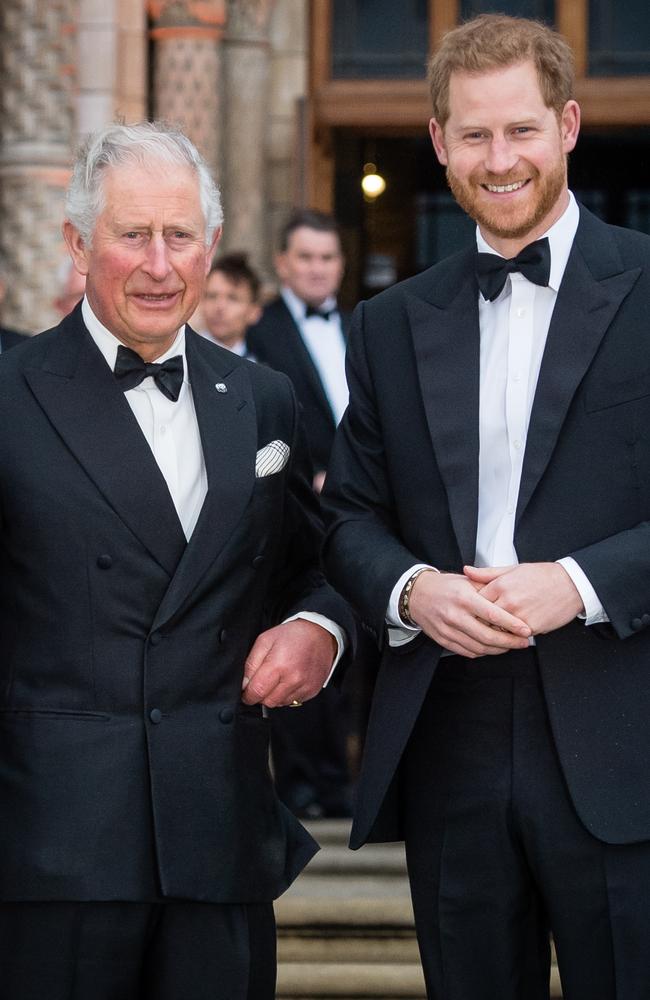 The coronation will be the first time Prince Harry sees his father, King Charles, since releasing his bombshell memoir in January. Picture: Samir Hussein/Samir Hussein/WireImage