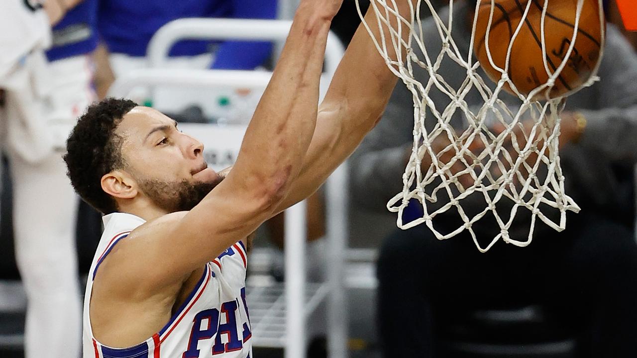 Ben Simmons put on a show in the first quarter.