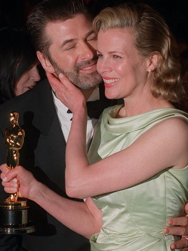 At the 1998 Academy Awards with Oscar winning former wife Kim Basinger, with whom he had a bitter custody battle for their daughter.