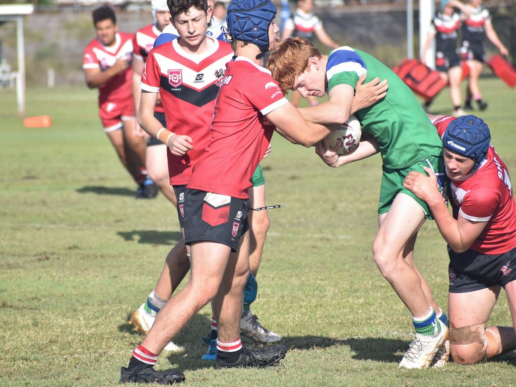 Dolphins Challenge, Round 5, The Cathedral College versus Shalom College, Kettle Park, Rockhampton, July 25, 2023.