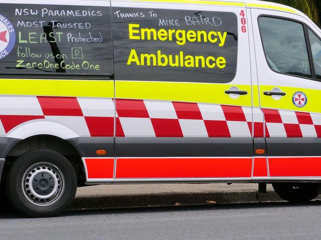 17-10-16Coffs Harbour Paramedics are angry at the Baird Government for cutting back on death and disability entitlements.Frank Redward