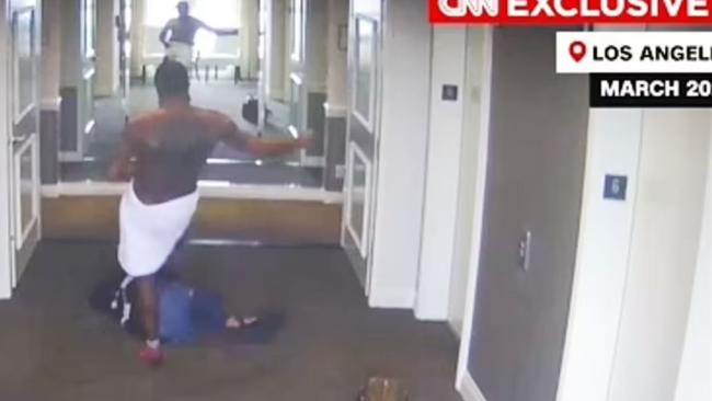 CCTV footage which it’s claimed Sean Combs wanted to possess the only copy of. Picture: CNN.