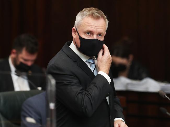 Premier Jeremy Rockliff. Question time in the house of representatives. Picture: Nikki Davis-Jones