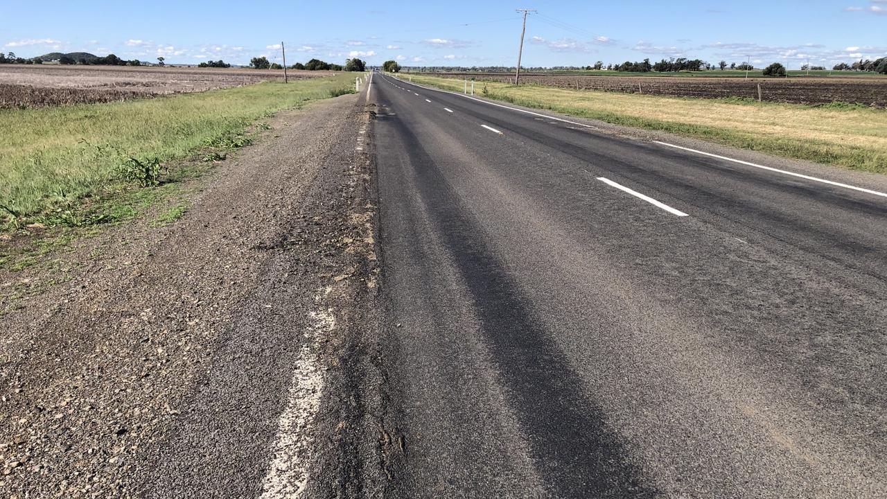 A resident is upset about the poor quality of road repairs done on the Toowoomba Cecil Plains Road at Evanslea.