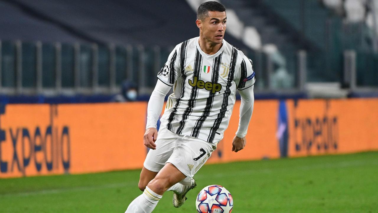 Juventus forward Cristiano Ronaldo runs with the ball