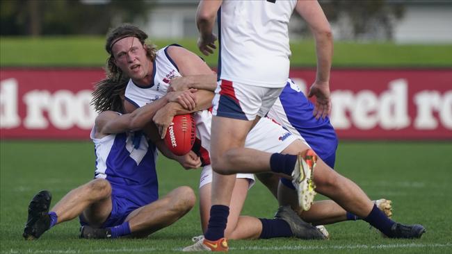 Pat Mahoney in action for Riddell District. Picture: Valeriu Campan