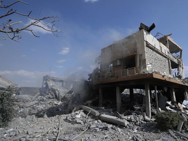 The  Syrian Scientific Research Centre was destroyed by US, British and French military strikes.