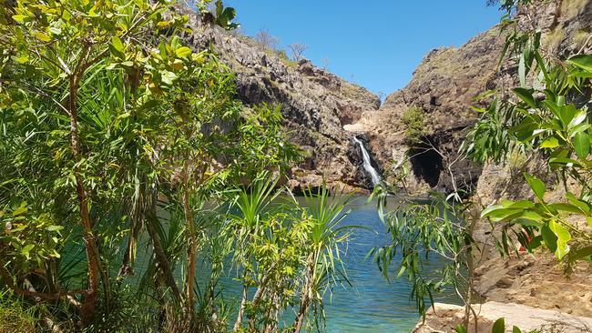 A swimmer who drowned at Maguk Falls in Kakadu National Park has been identified as a 32-year-old Darwin man. Picture: Phillippa Butt