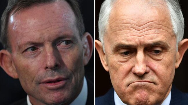 Abbott and Turnbull split picture.