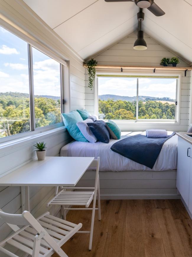 There are magnificent views from the tiny house.