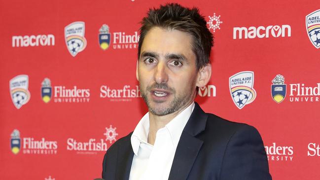 Adelaide United chief executive Nathan Kosmina. Picture: Sarah Reed