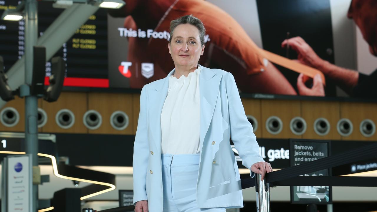 Qantas CEO Vanessa Hudson, at Sydney Airport. Picture: Britta Campion/The Australian