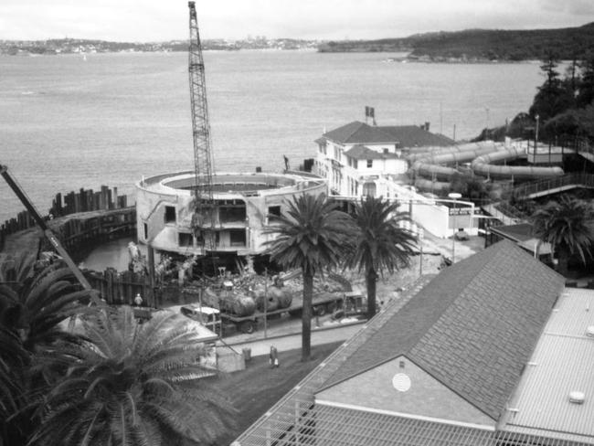 An historical shot of the building. Picture: Manly Sea Life Sanctuary