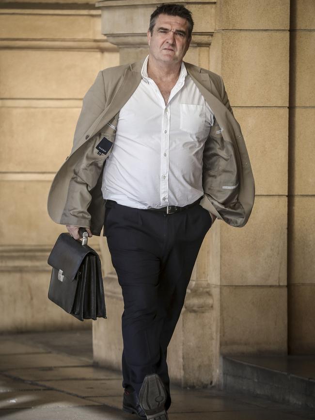 Stephen Marks outside court during an appearance earlier in the year for an unrelated matter. Picture: AAP/Mike Burton