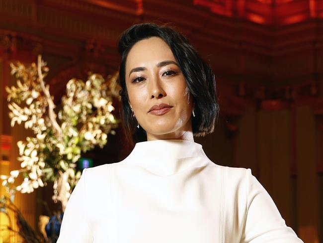 DAILY TELEGRAPH 31ST OCTOBER 2023Picture at Town Hall in Sydney is TV star Melissa Leong who has announced a new gig with SBS TV.Picture: Richard Dobson