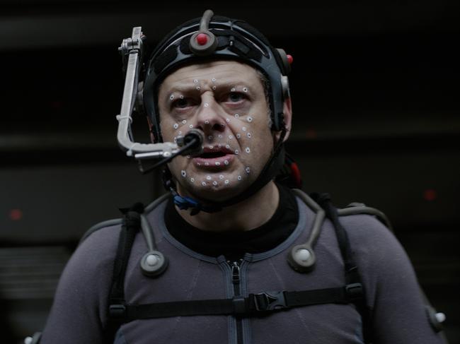 Andy Serkis on the set of Twentieth Century Fox's "War for the Planet of the Apes."