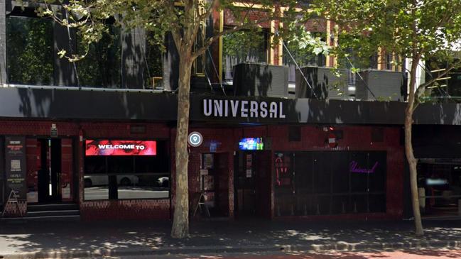 The altercation occurred inside the Universal Hotel. Picture: Google/Supplied.