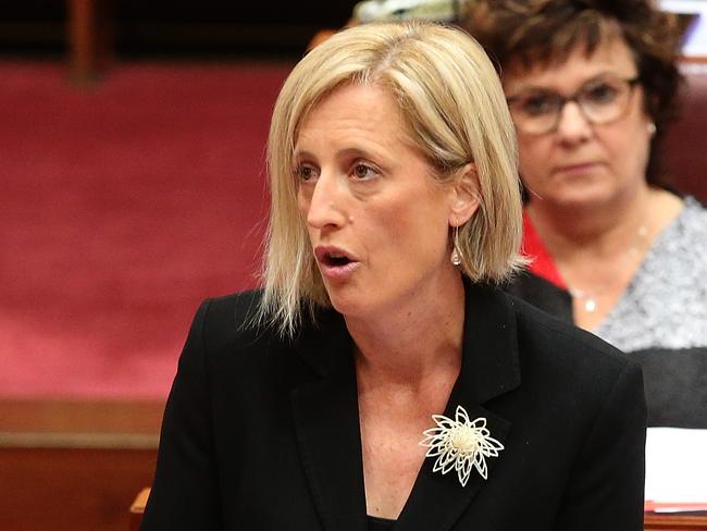 Senator Katy Gallagher citizenship status has been referred to the High Court. Picture Kym Smith