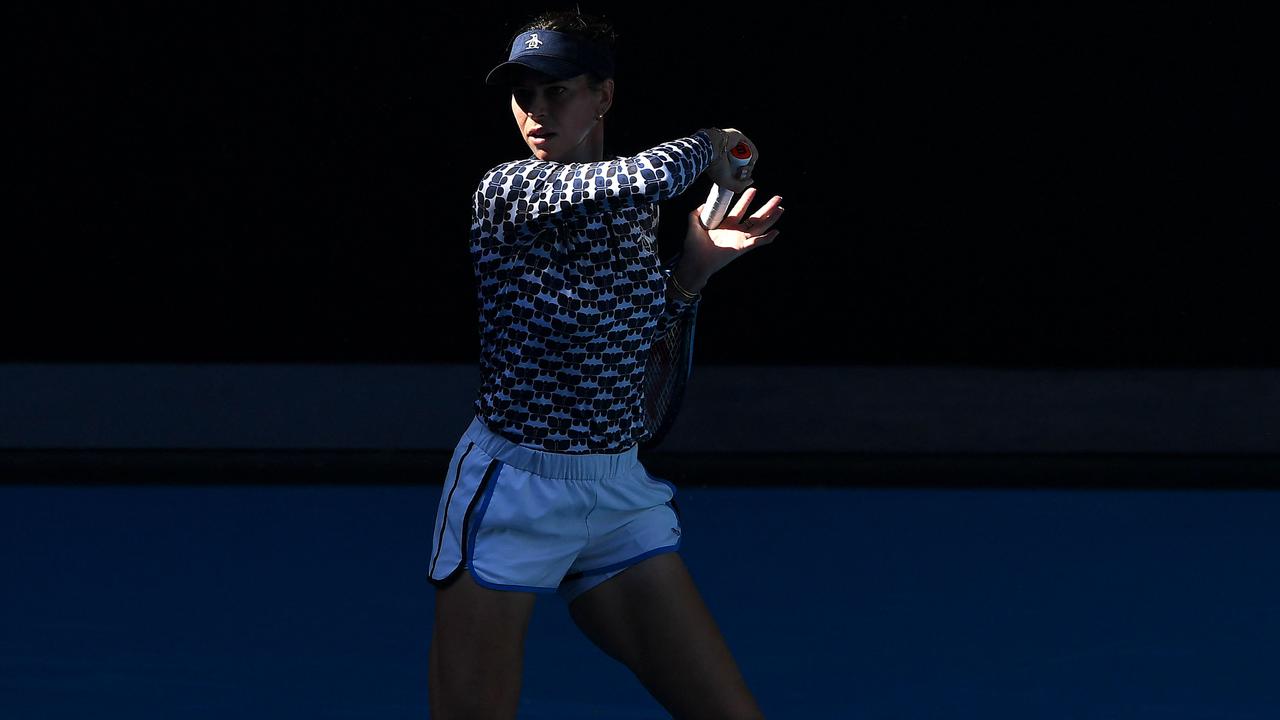 Australia's Ajla Tomljanovic is out of this year’s Australian Open. (Photo by Paul CROCK / AFP) /