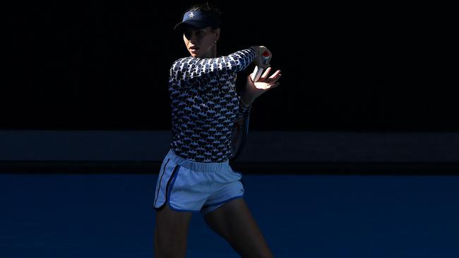 Australia's Ajla Tomljanovic is out of this year’s Australian Open. (Photo by Paul CROCK / AFP) /